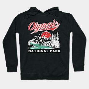 Olympic National Park 80'S Mountains Hoodie
